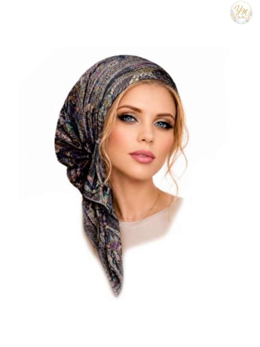 Pre-Tied Headscarf Soft Knit Cotton Non-Slip Multifunctional Headwear